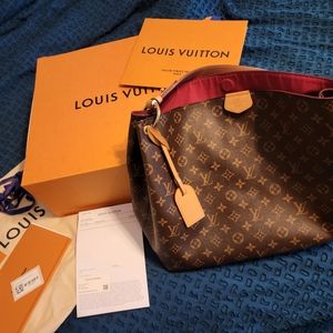 Authentic Louis Vuitton Gracefull MM in Peony